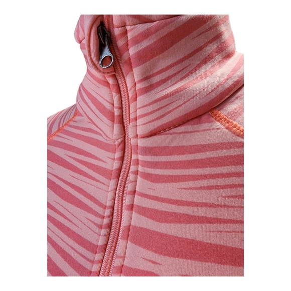 Avalanche Women's Mogul 1/4 Zip Pullover, Sunkist Coral Print, Size Medium, M - Picture 4 of 14